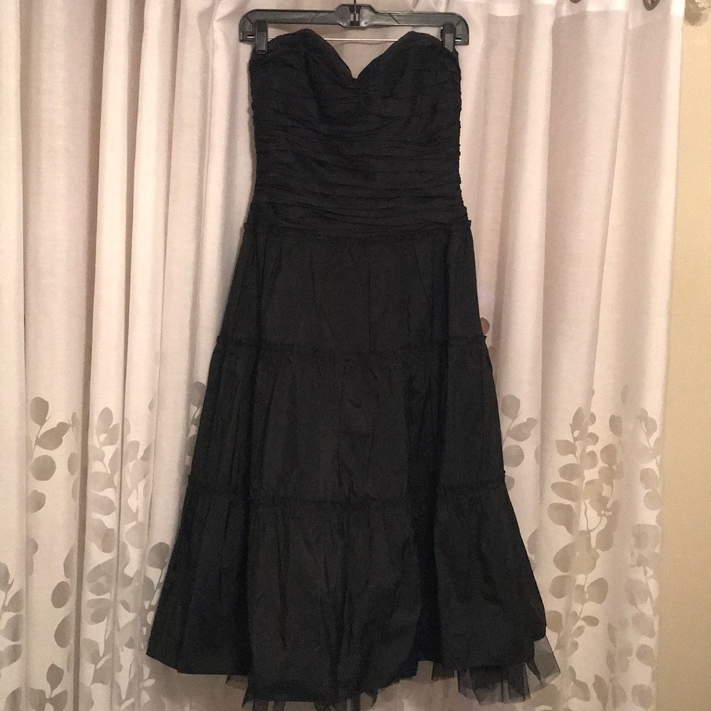 BCBGMAXAZRIA Bustier Strapless Ruched Sz 8